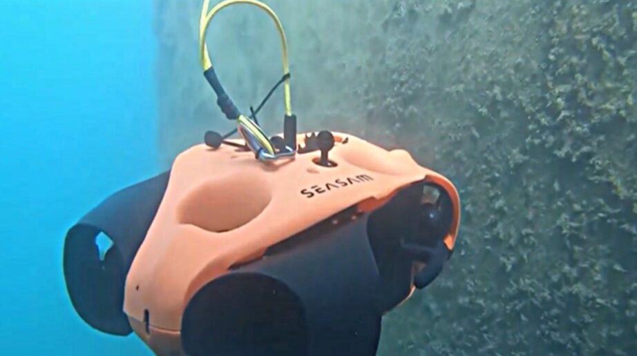 ROV Drone Underwater Inspection Services in Cairns Harbour, for Tropical Aviation
