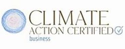 North Marine is a climate action certified business (logo) - Sustainability